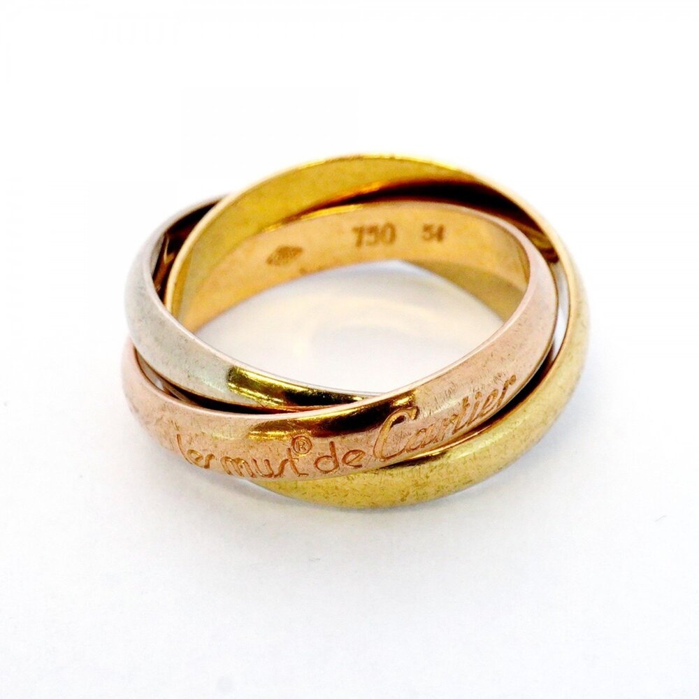 CARTIER 18k Gold Trinity Ring #54 - Picture 3 of 8